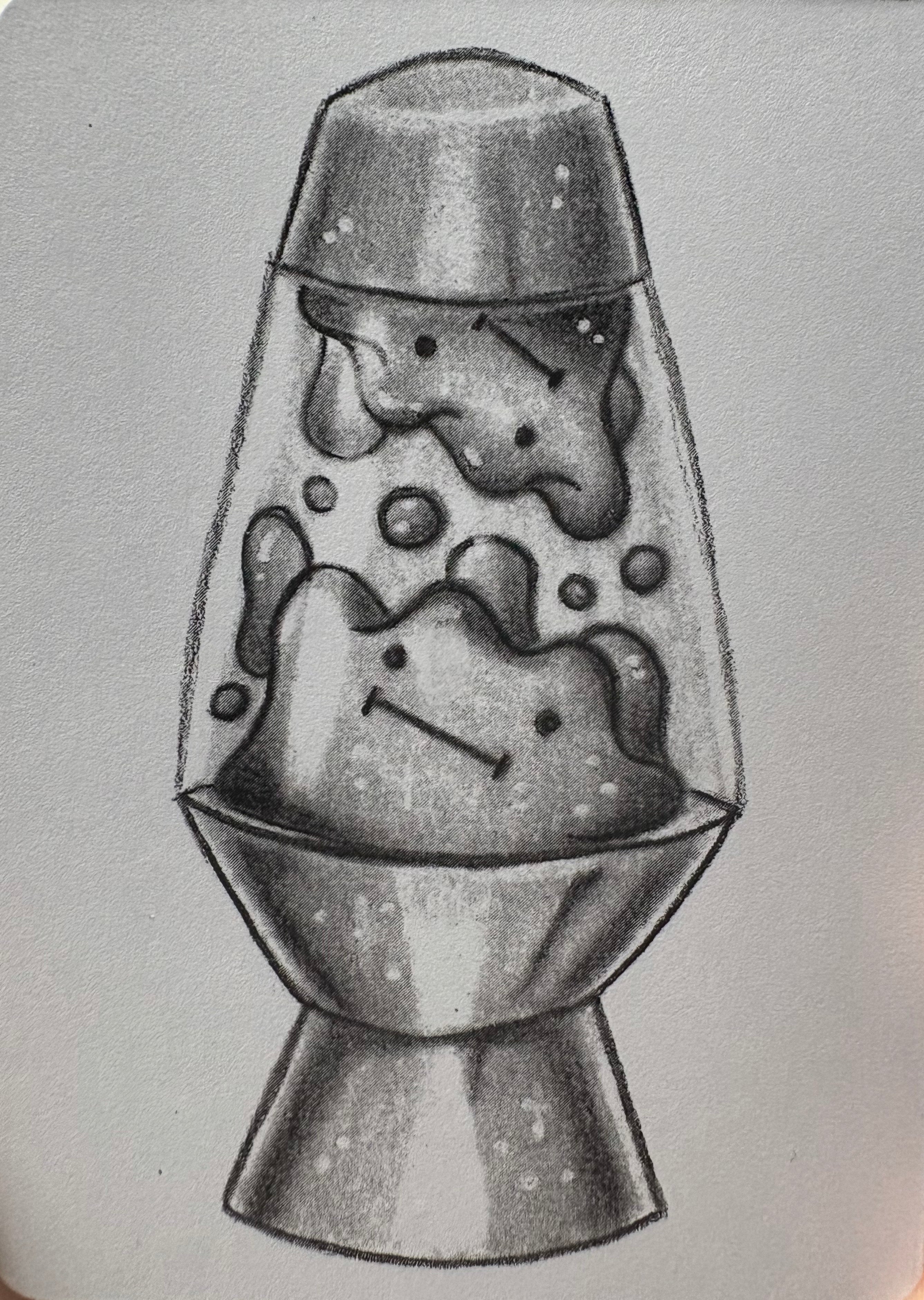 "Lavalamp" Sammelkarten Print