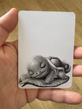 "Sleepy II" Sammelkarten Print